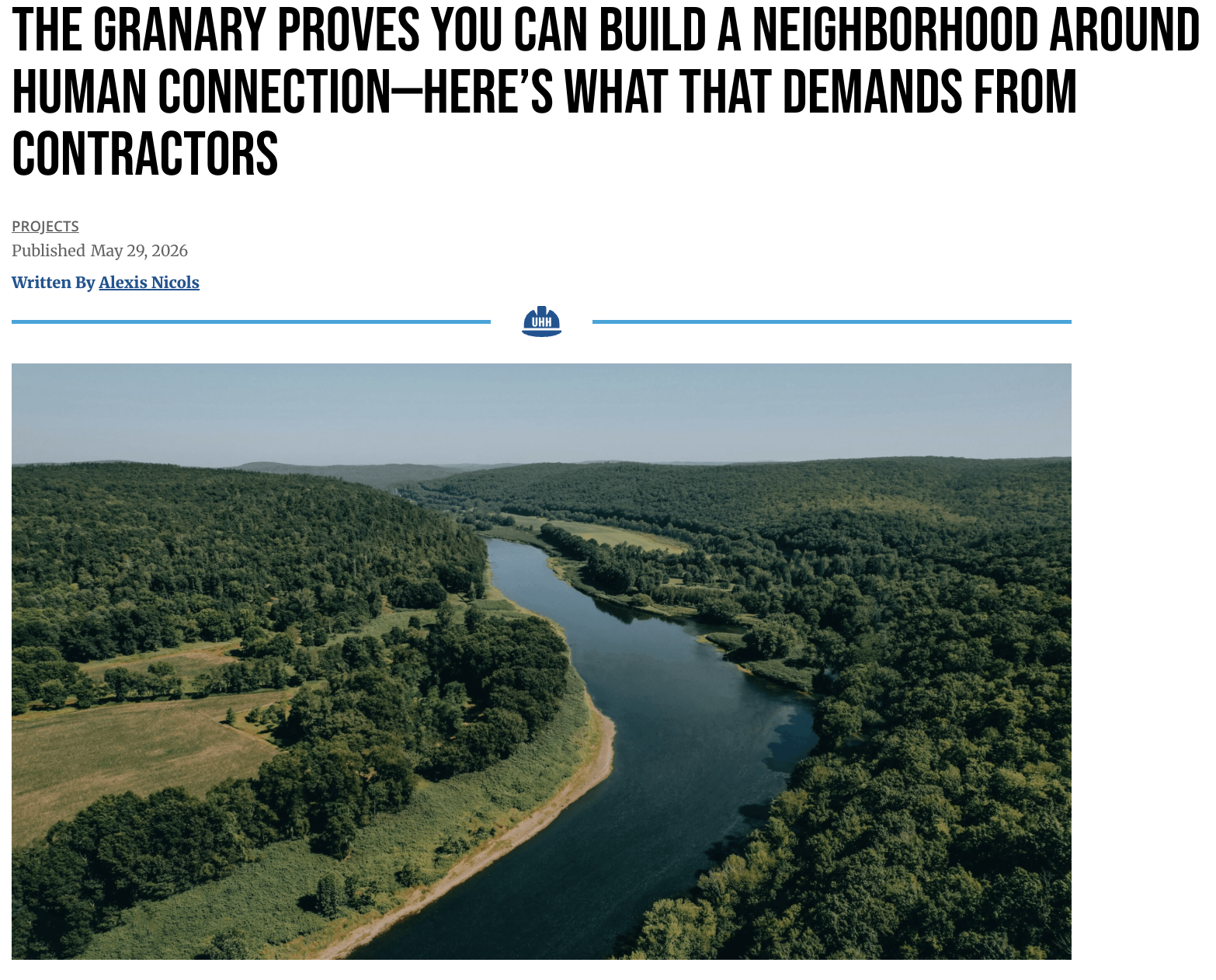 Under the Hard Hat: The Granary proves you can build a neighborhood around human connection— here’s what that demands from contractors