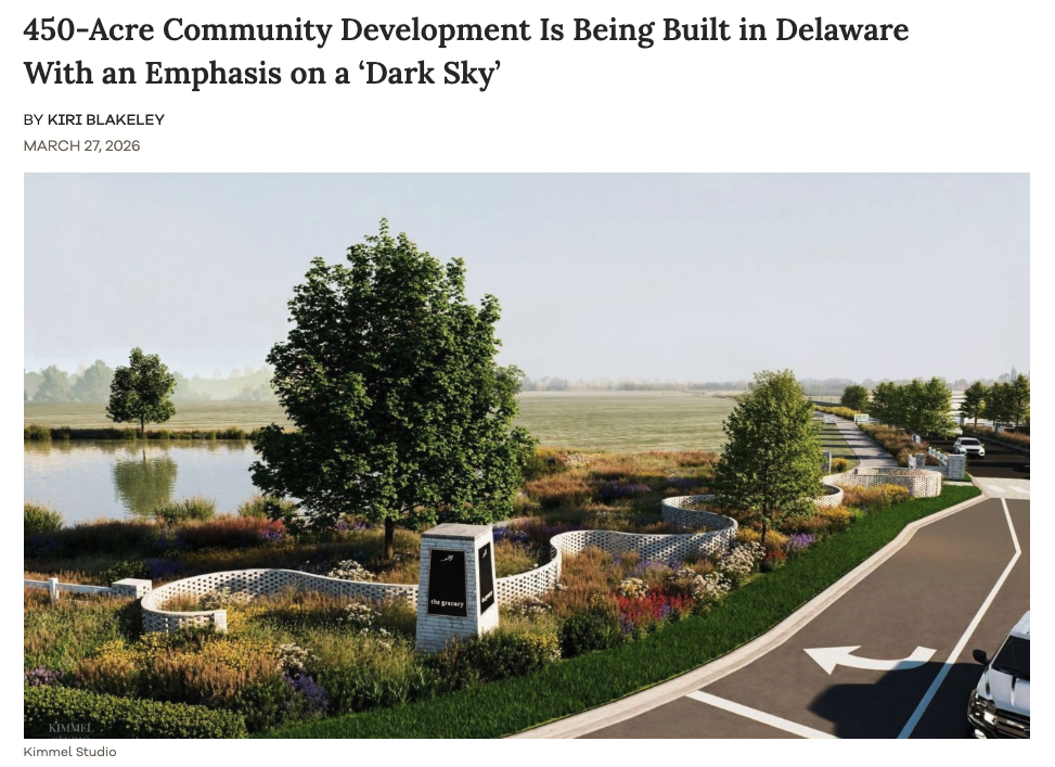 Realtor.com: 450-Acre Community Development Is Being Built in Delaware With an Emphasis on a 'Dark Sky'